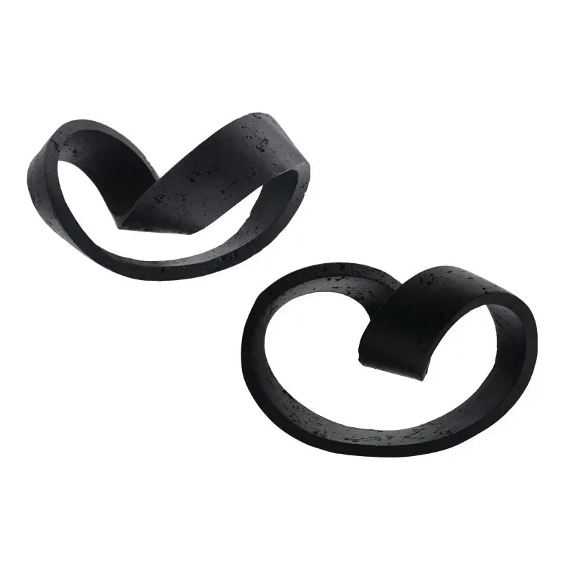 Geometric Ring Stone Decor