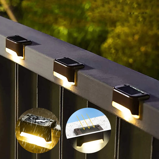 Solar LED Outdoor Garden Lights provide bright, energy-saving, waterproof illumination for decks, stairs, and gardens; perfect for patios, shop now, today.