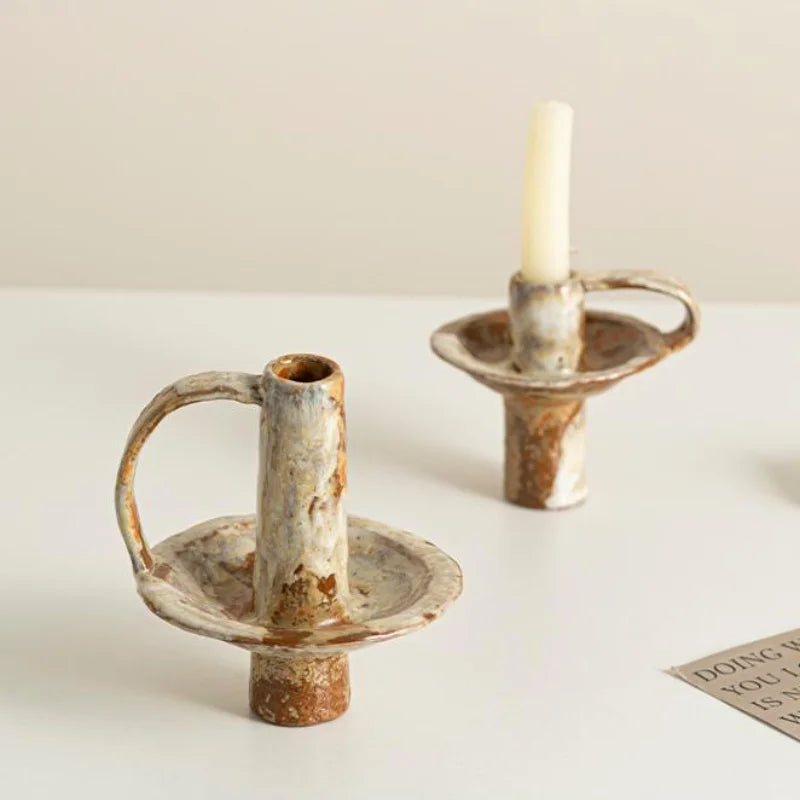 Handcrafted Ceramic Candle Holder
