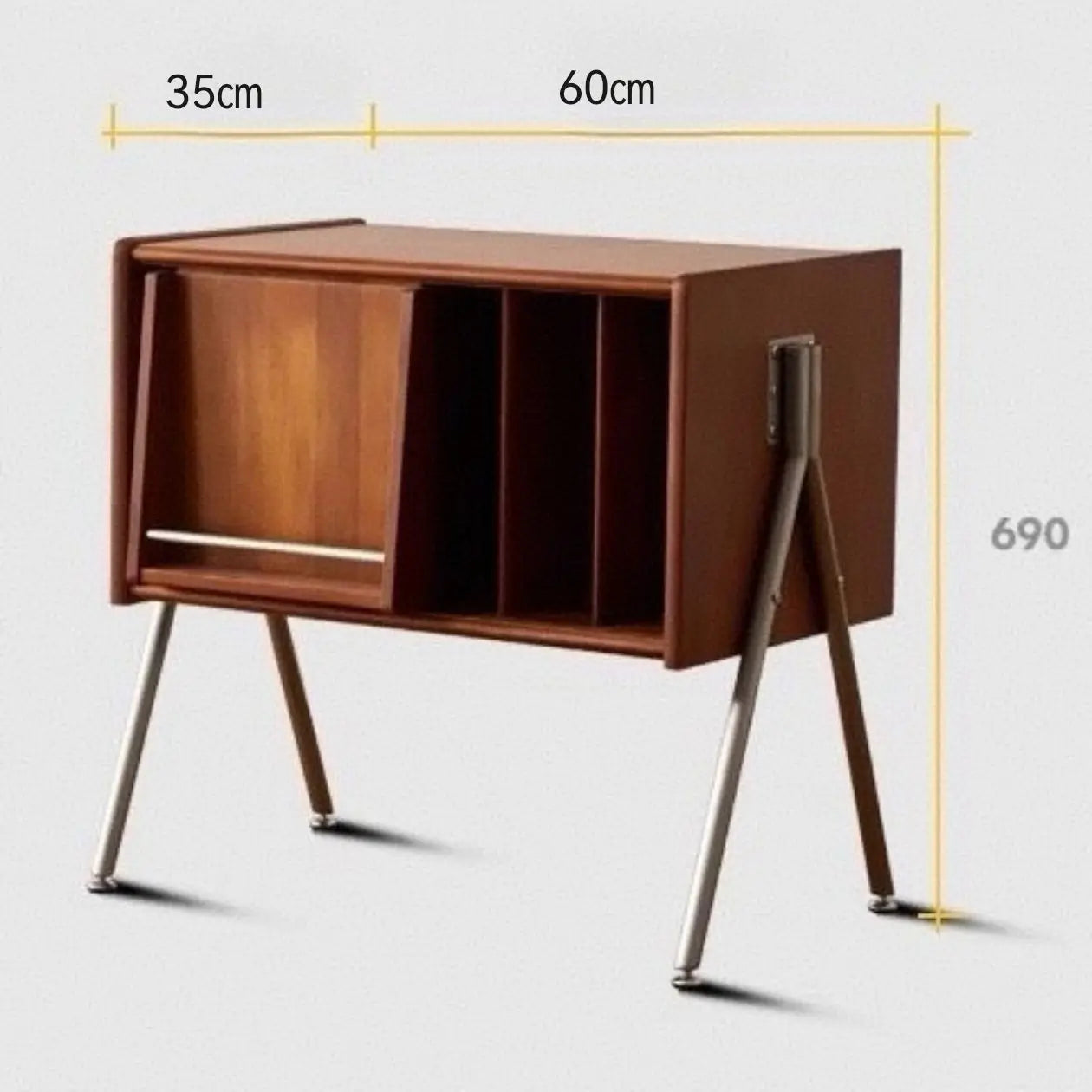 Wood Magazine Cabinet