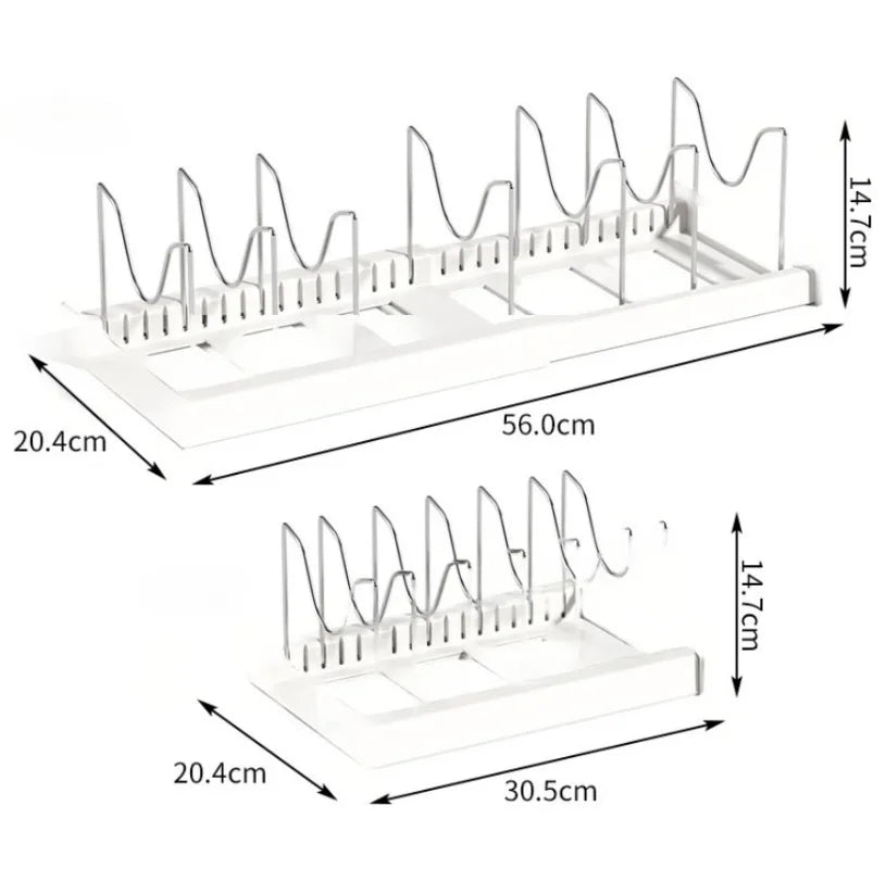 Expandable Cabinet Pot Organizer