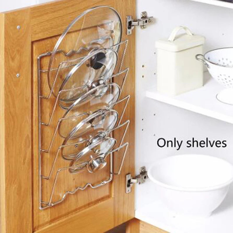 Stainless Steel Pot Lid Rack