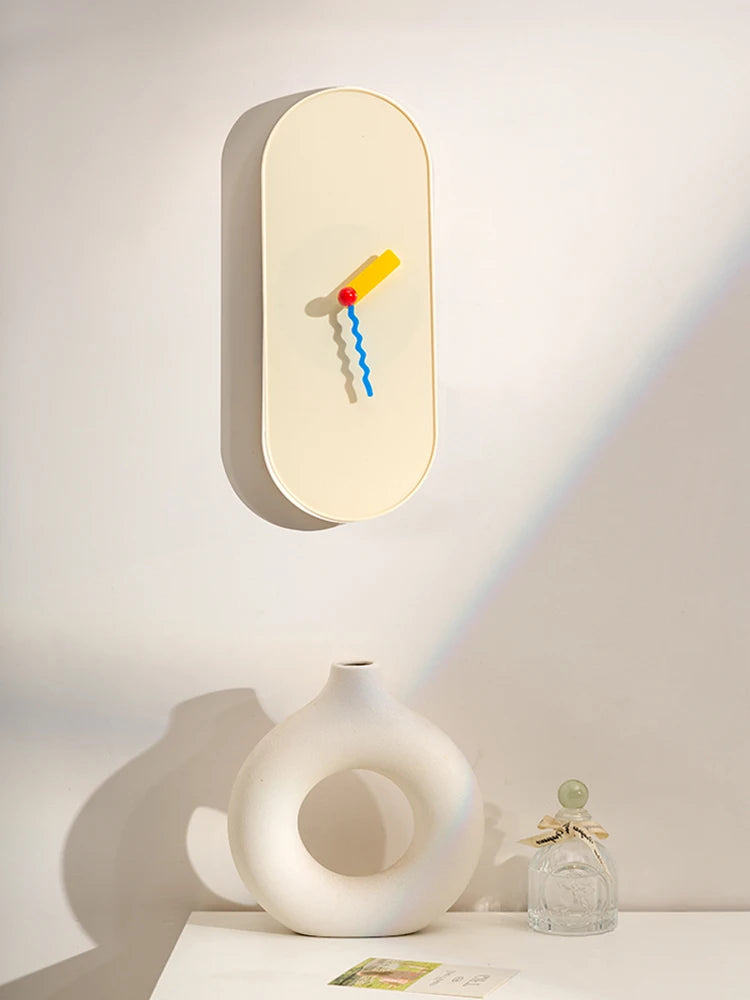 Oval Digital Wall Clock