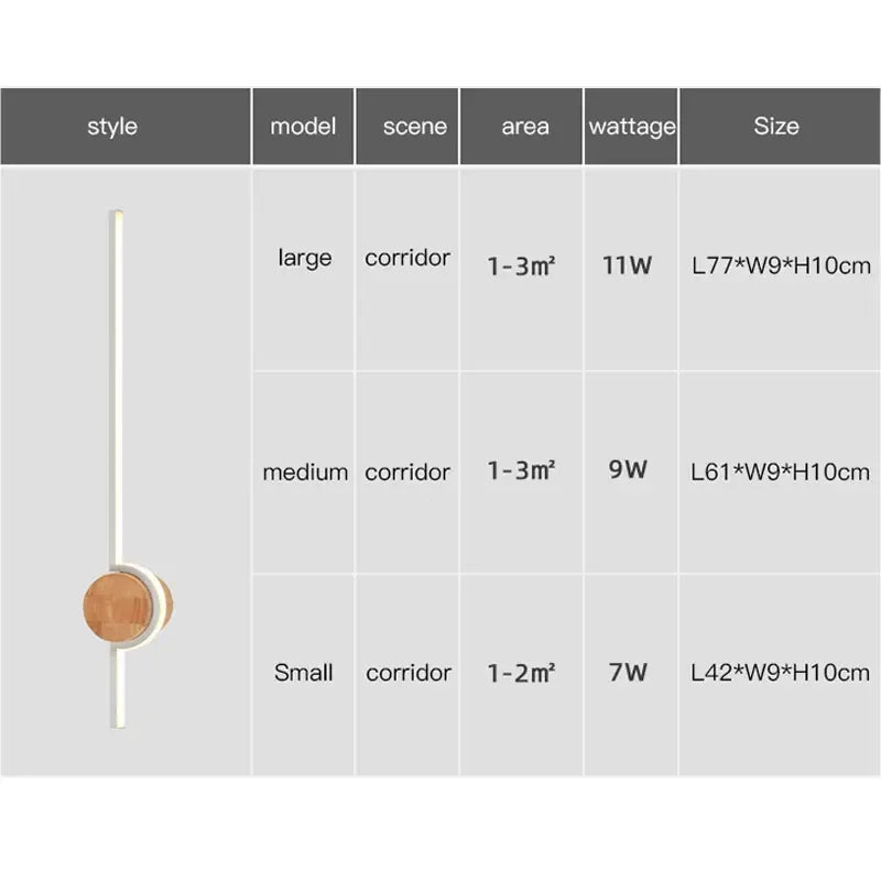 Timber Wood Wall Light