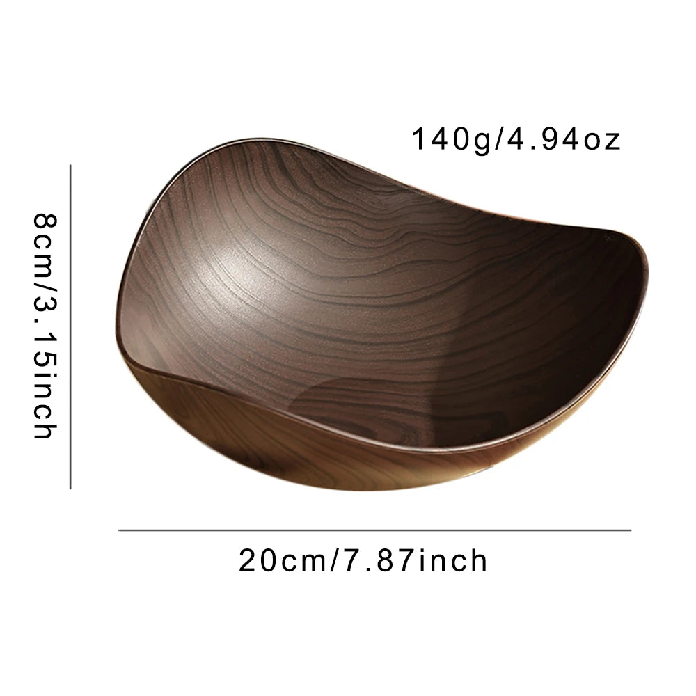 Wood Grain Fruit Plate