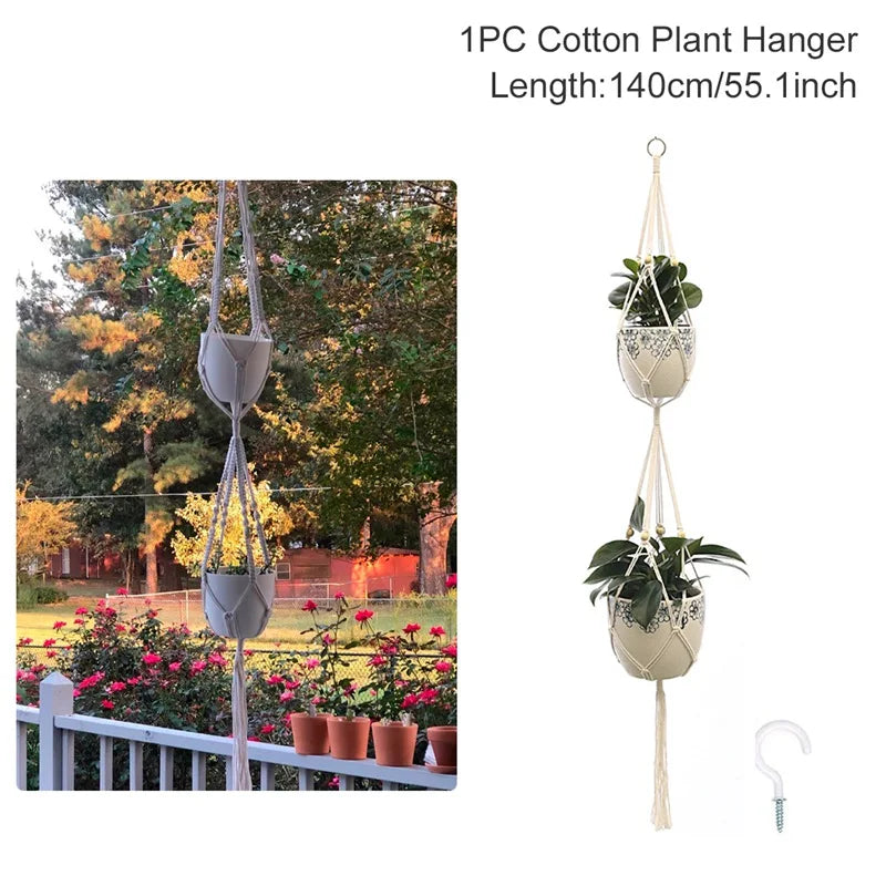 Hanging Macrame Plant Holder