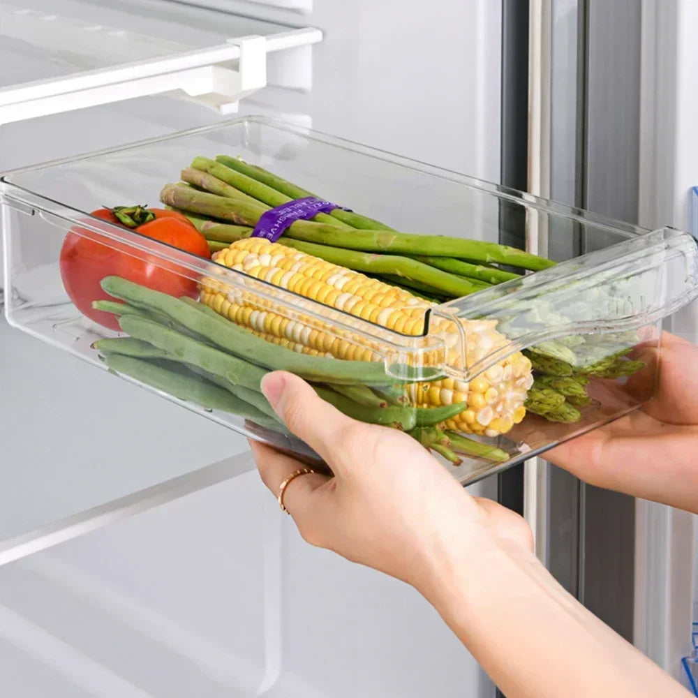Fridge Drawer Organizer Transparent