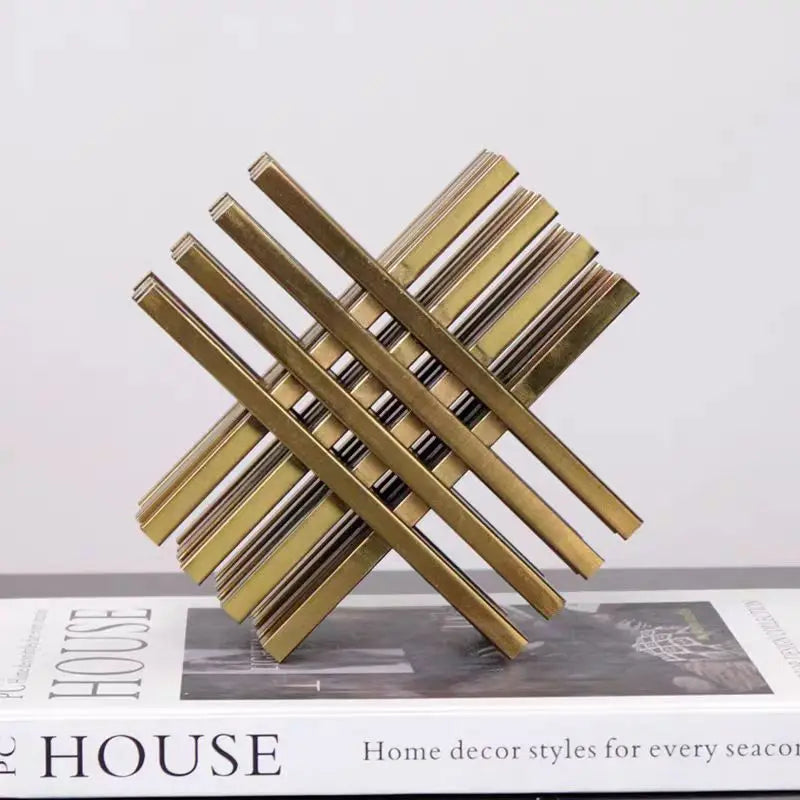 Gilded Irregular Metallurgical Architectural Sculpture