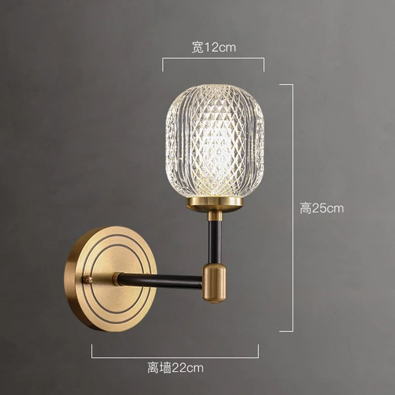 Postmodern Copper Wall Lamp