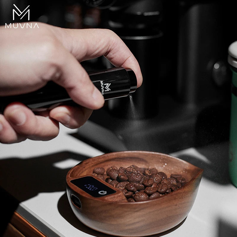 Walnut Electronic Coffee Bean Scale