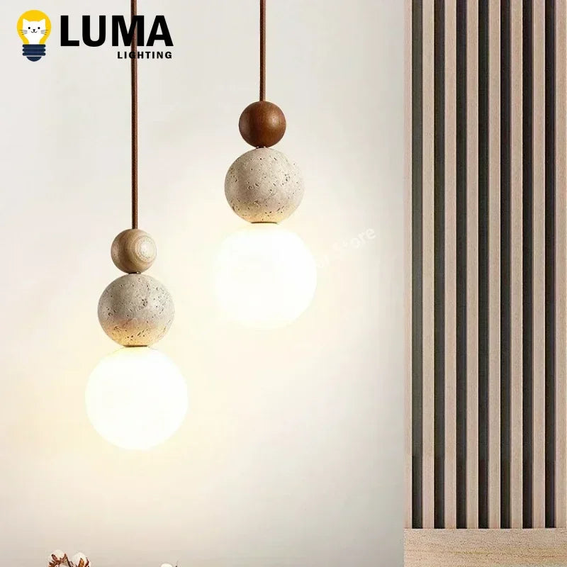 Travertine Pendant Light