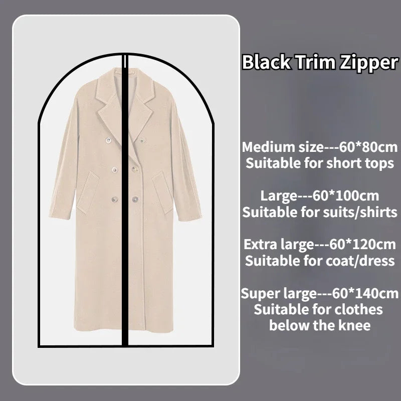 Clear Garment Bag Dustproof Storage