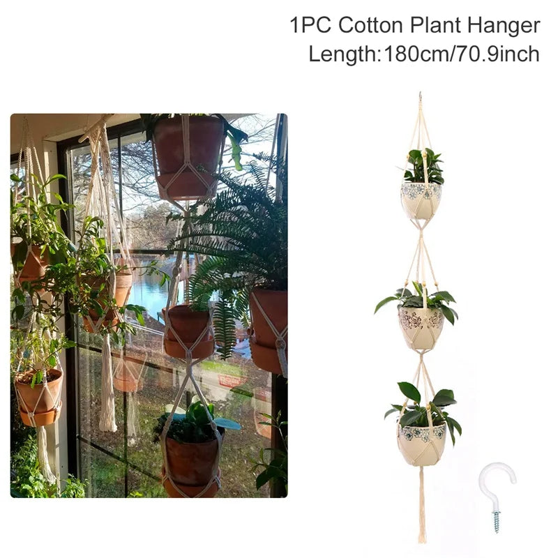 Hanging Macrame Plant Holder