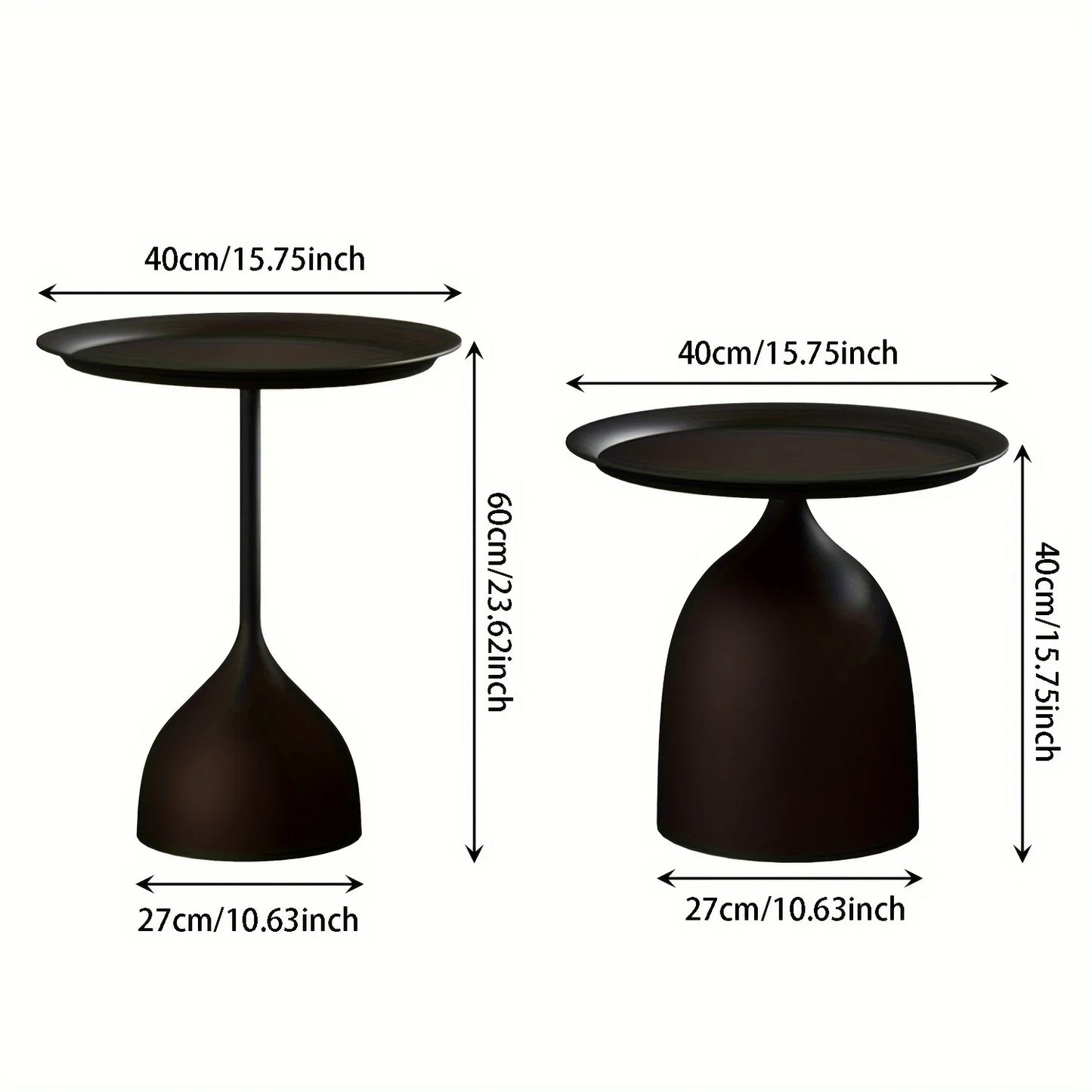 Round Nesting End Tables