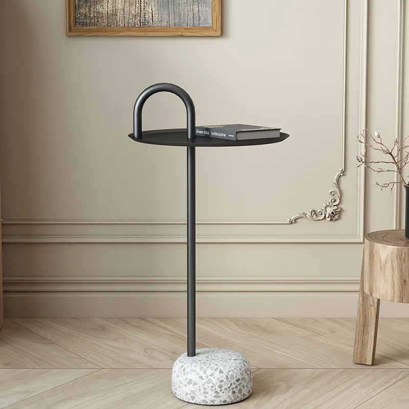 Stone Base Side Table