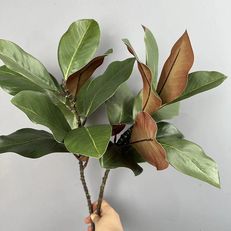 Artificial Magnolia Leaf Branches