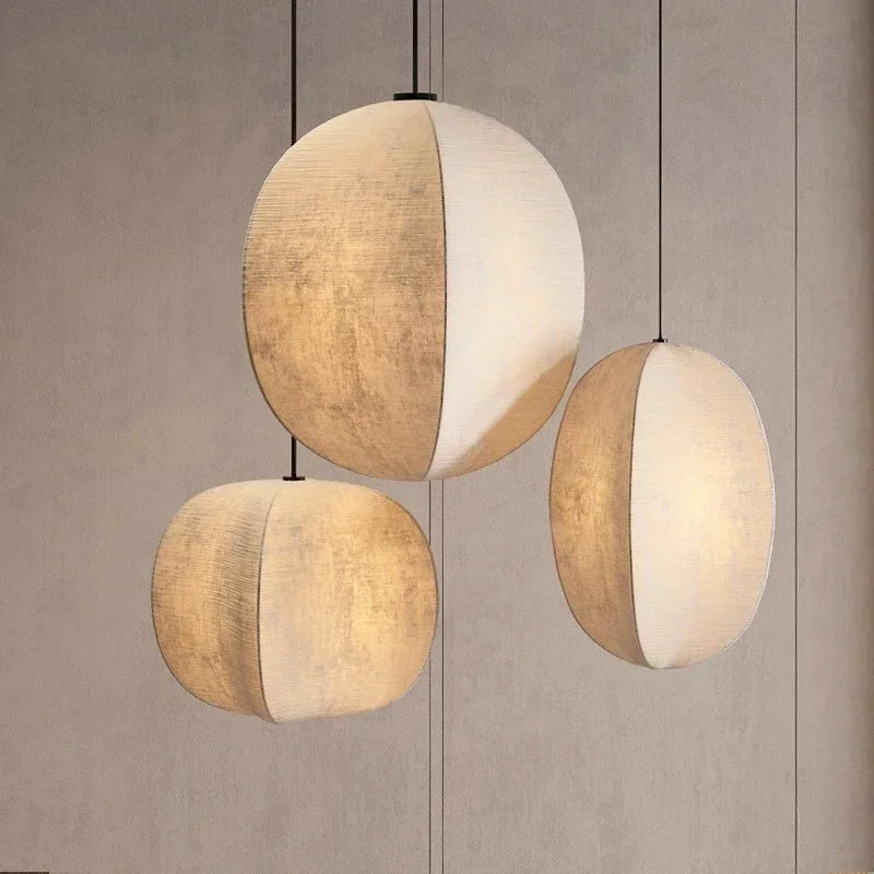 Linen LED Pendant Ambient Light