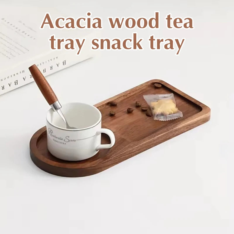 Handcrafted Hardwood Breakfast Serving Tray