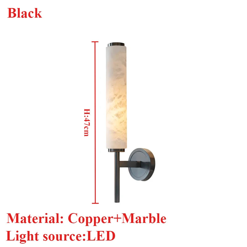 Copper Marble Wall Lamp