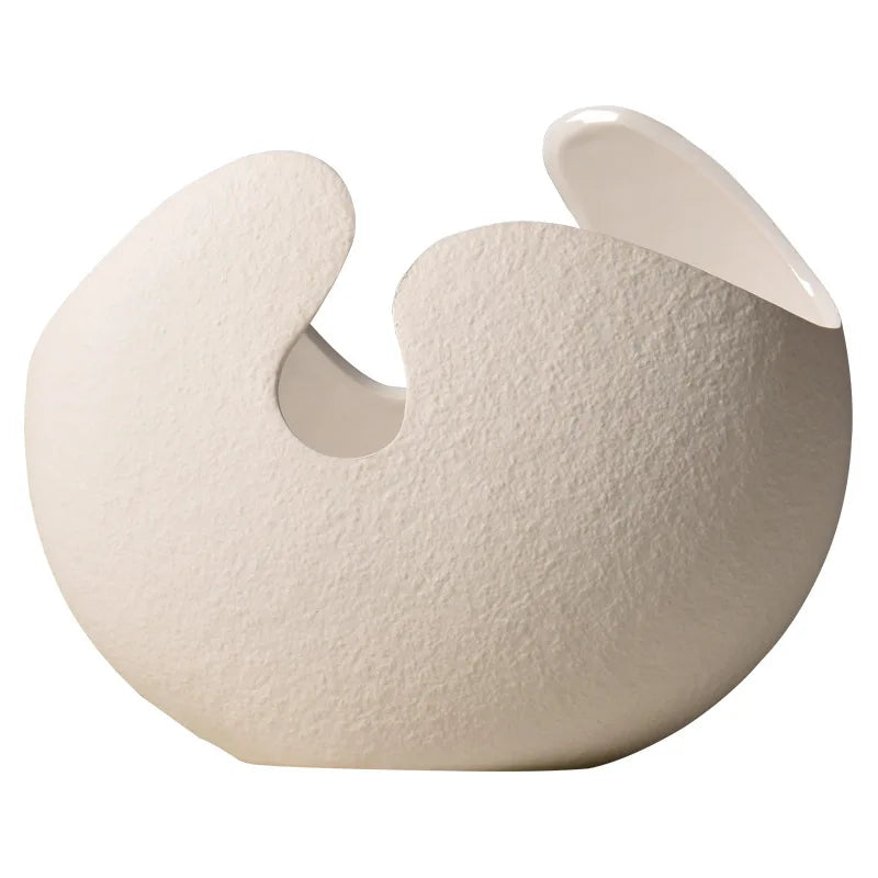 White Ceramic Vase Home Decor adds modern elegance to room, delivering versatile decor and lasting style for modern homes, elevating your space - shop now.