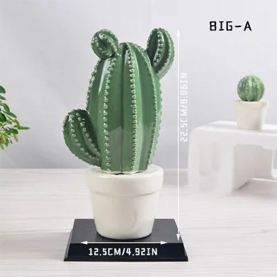 Ceramic Cactus Desk Decoration