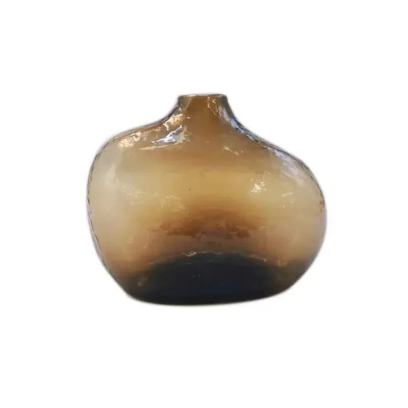 Hammered Glass Vase