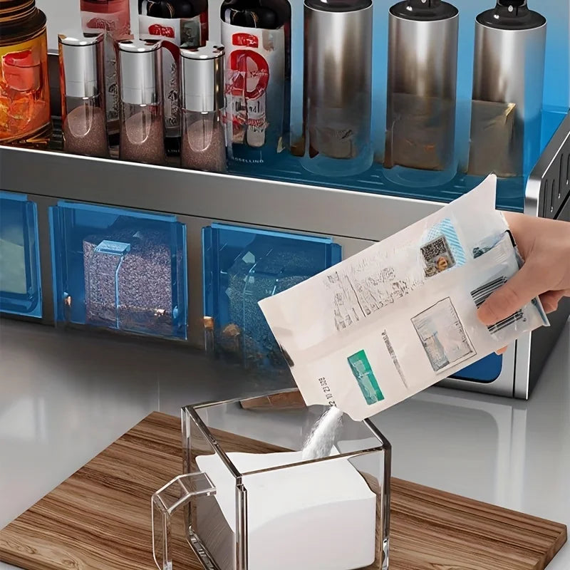 No-Drill Multifunctional Spice Rack