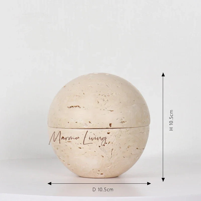 Travertine Beige Incense Burner