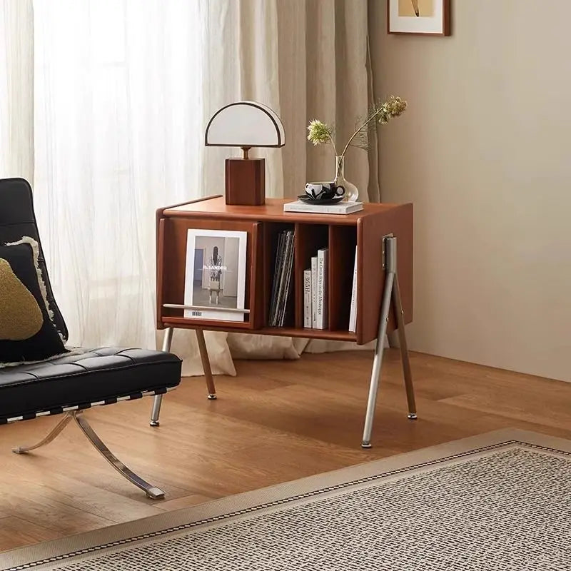 Wood Magazine Cabinet