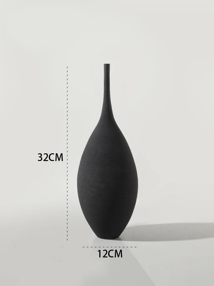 Minimalist Zen Ceramic Art Vase