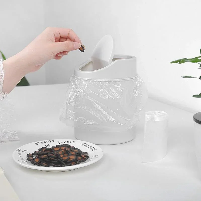 Space Saving Desktop Trash Bin