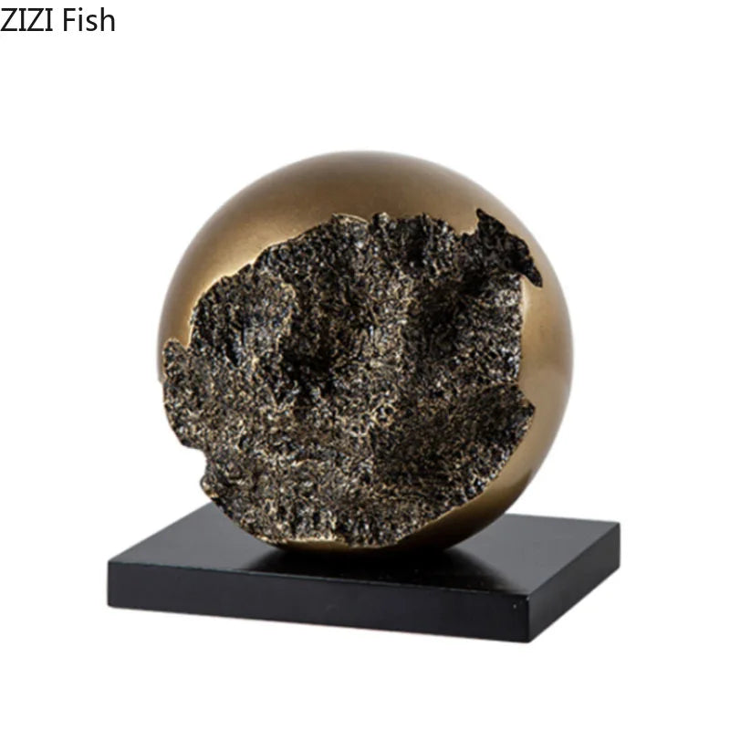 Luxury Handcrafted Bronze Globe Sculpture