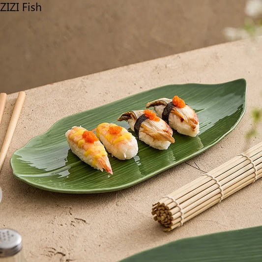 Gourmet Japanese Porcelain Sushi Platter