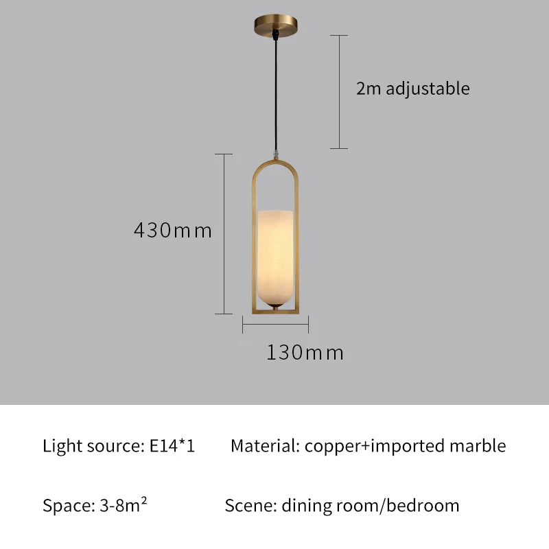 Marble LED Dining Pendant Light