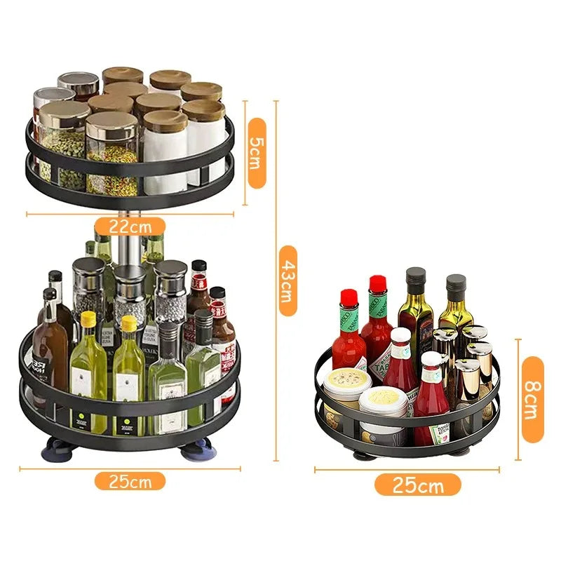 360 Degree Rotating Spice Rack