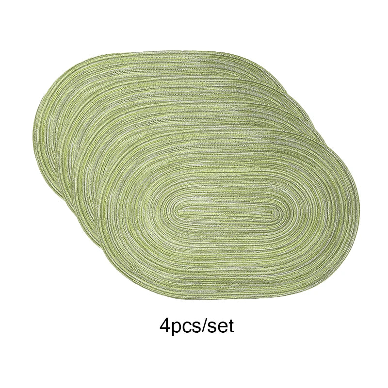 Cotton Braided Non-Slip Table Mats