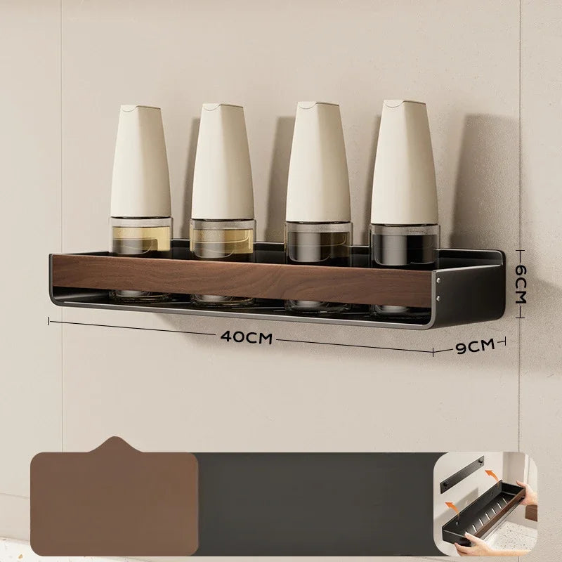 Stainless Steel Wall Spice Rack