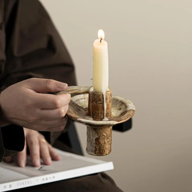 Handcrafted Ceramic Candle Holder