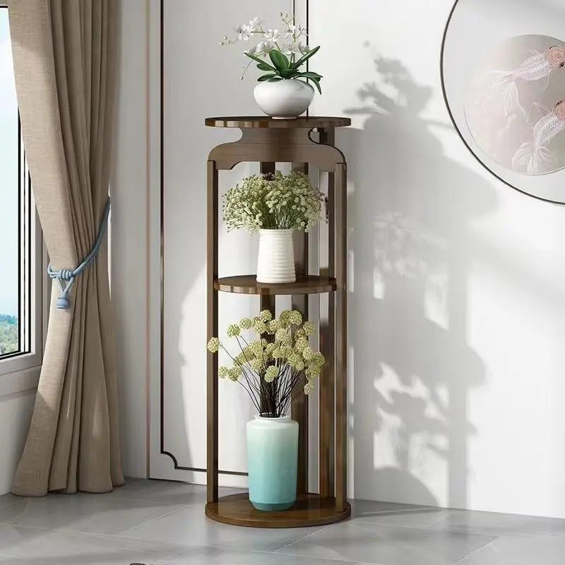 Chinese Style Round Flower Stand