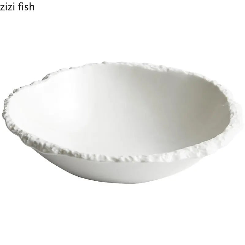 Premium Rock Texture Porcelain Dinnerware
