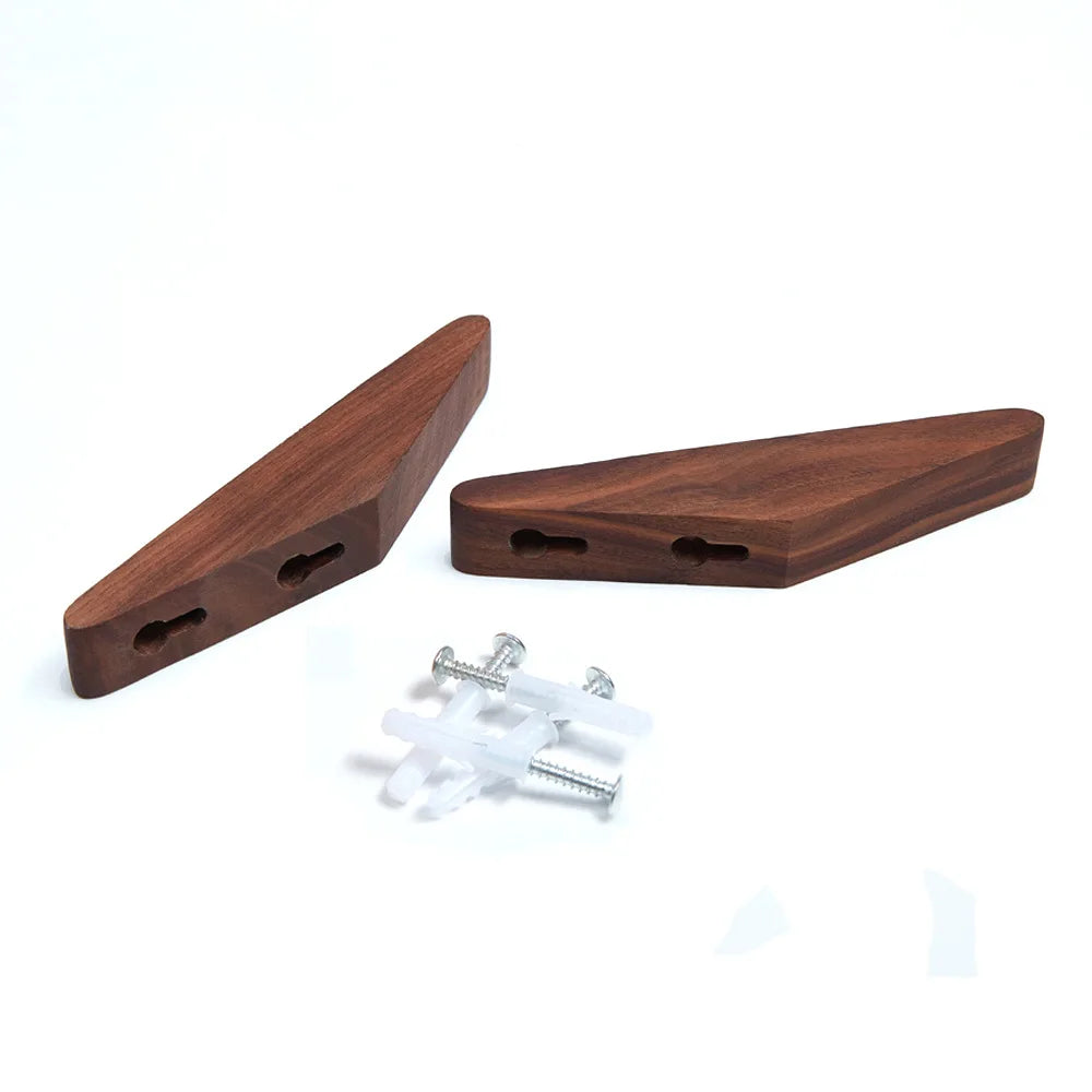 Walnut Wood Wall Key Holder