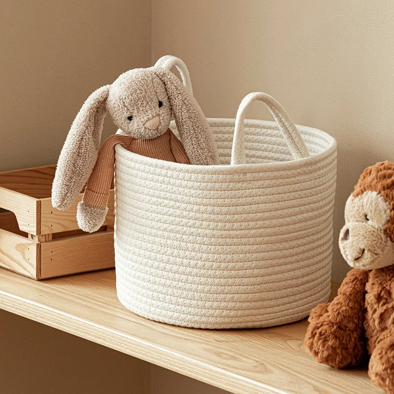 Cotton Rope Laundry Basket