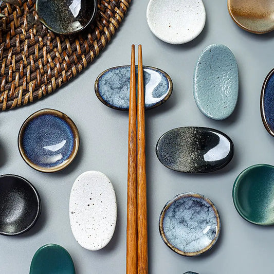 Ceramic Ingot Chopstick Holder