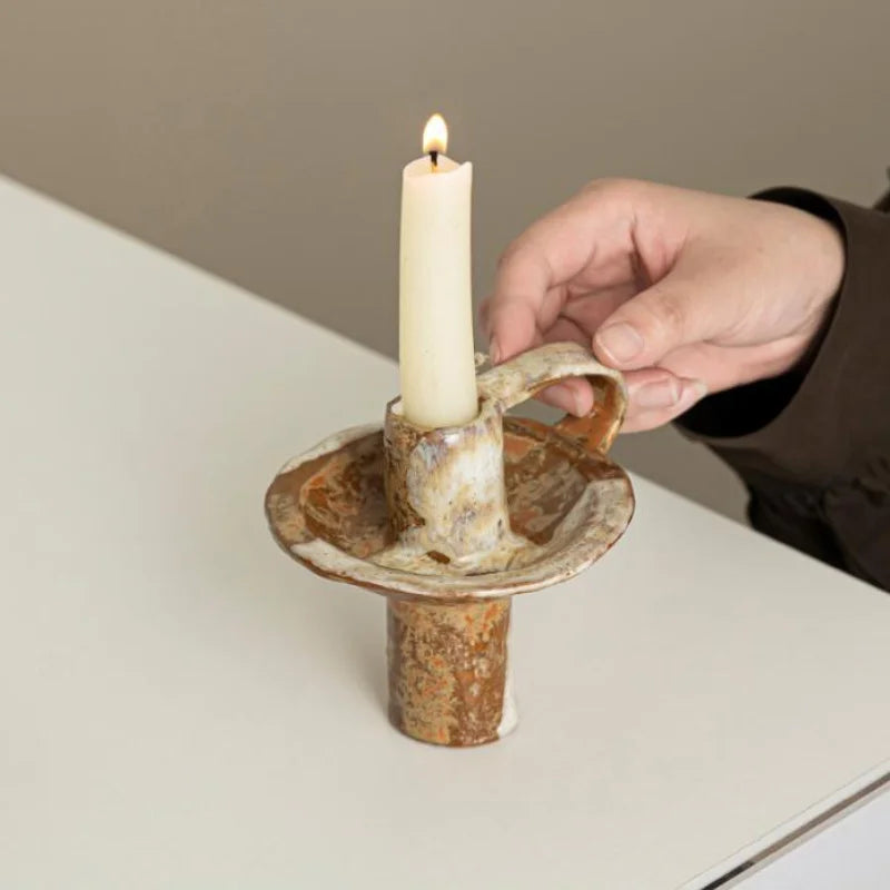 Handcrafted Ceramic Candle Holder