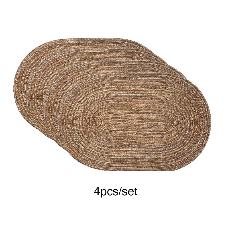 Cotton Braided Non-Slip Table Mats