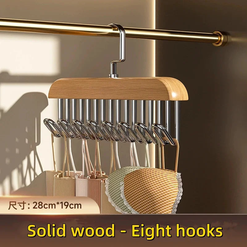 Wooden Space Saving Hooks