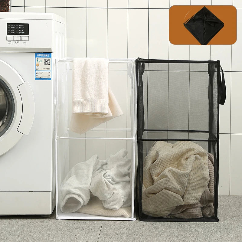 Collapsible Compact Laundry Storage Basket