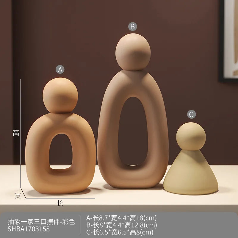 Ceramic Family Home Decor