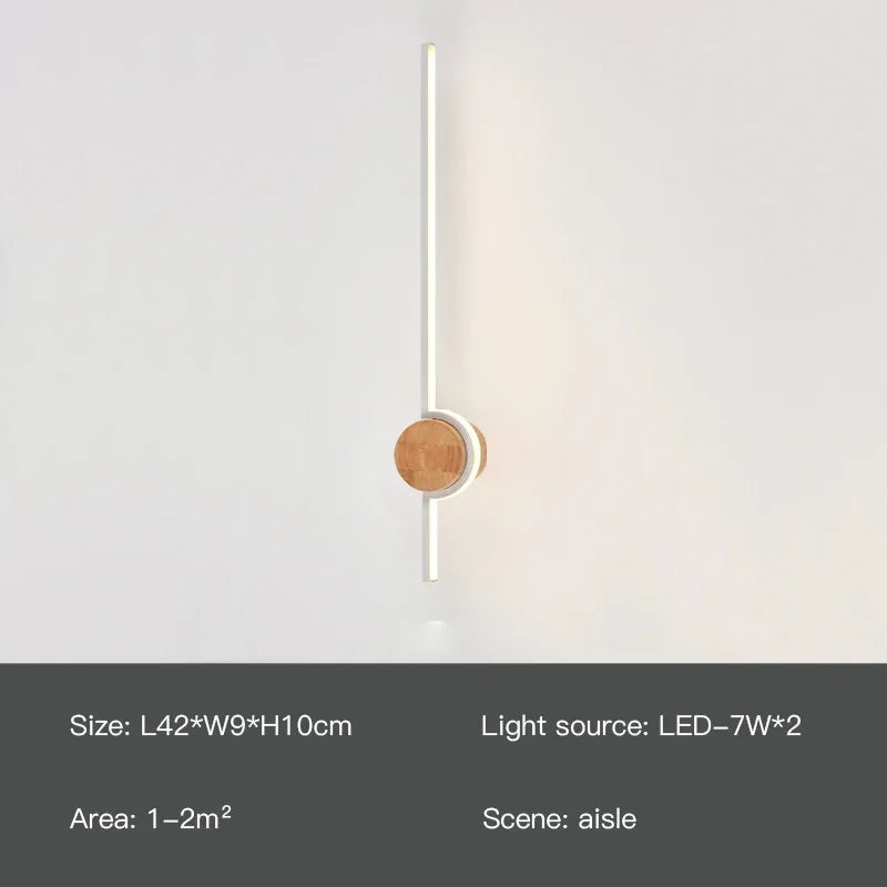 Timber Wood Wall Light