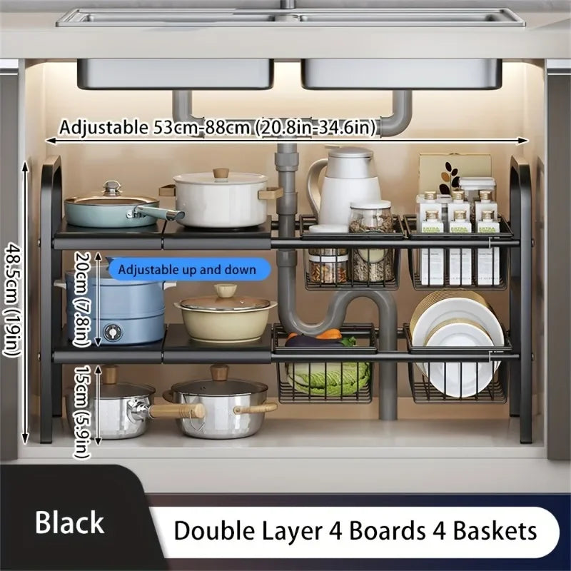 Under Sink Expandable Organizer